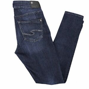 Silver Jeans Fluid Skinny Dark Wash Stretch Jeans Women’s 29